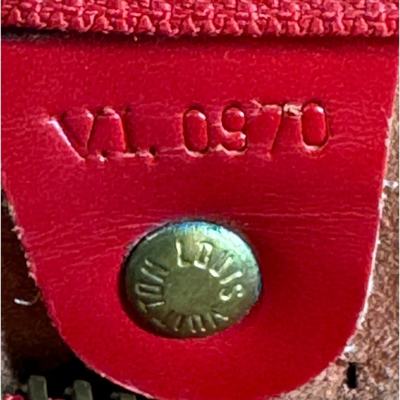 Louis Vuitton EPI Leather Keepall 50 Castilian Red w/ Luggage tag & Poingnat COA - Picture 16 of 16